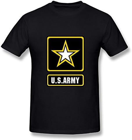 US Army Badge 100% Cotton Short Sleeve Shirt Graphic Tees For Men's