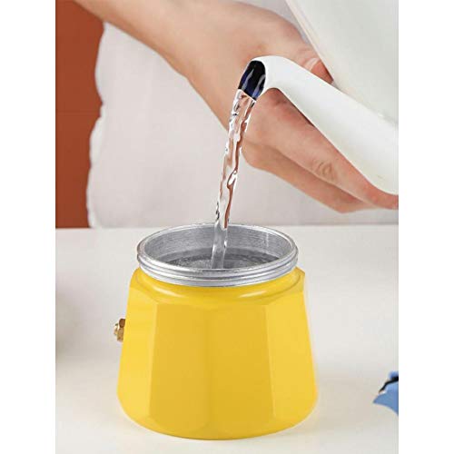 DYB Espressokocher Home Moka Pot Kleine Hand Kaffeemaschine 100ml Italian Espresso Topf Kaffeemaschine – Bild 6