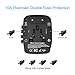 International Universal Travel Plug Adapter: 2400W Worldwide Adaptor with 3 USB-A and 1 USB-C Ports, UK/EU/AU/US (200+ Countries) All-in-One Power Electrical Outlet for America European Asia