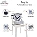 BabyToLove Easy Up Baby Booster Seat | Lightweight On The Go and Easy to Carry | Blue Stripes