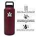Neptune Bottle - 36-ounce Vacuum Insulated Stainless Steel Water Bottle, Wide Mouth, Sweat-Free Powder Coating
