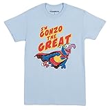 Muppets Gonzo the Great Adult T-Shirt-Light Blue (Large)