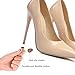 12 Pairs High Heel Protectors Heel Repair Caps Rubber Heel Stoppers Covers to Repair Shoe Reduce Noise Perfect for Any Wedding or Event Protecting Heels from Grass, Gravel, Bricks, and Cracks (4 Size)