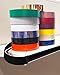 Decorative Gondola Shelving Vinyl Insert for Ticket Channel 130 FT. x 1.25 in. - Black