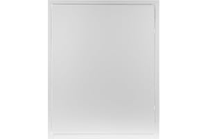 Repa Market 16 x 20 Inch Access Panel for Drywall – White Galvanized Steel Wall Hole Cover/Door Panel/Cover Plates with Latch – Heavy-Duty Service Hatch for Plumbing, Electrical, HVAC Access Door