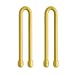 Nite Ize GT6-2PK-16 Gear Tie Reusable 6-Inch Rubber Twist Tie, Yellow