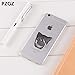PZOZ Cell Phone Finger Ring Movie Grip Universal Smartphone Dock Car Mount/Sticky Stand/Holder/Kickstand for iPhone 7 6 Plus--Cat (Metal Silver)