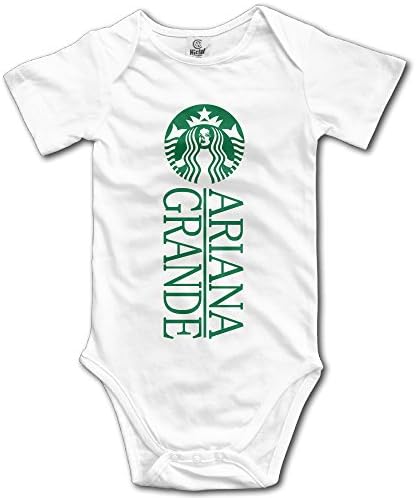 ASHIN Ariana Grande A For 6-24 Months Baby Short Sleeve Romper Playsuit 24 Months White