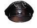 Mr-S-Leather Leather Biker Cap with Matte Black Brim - Hat Size 7.25 (23