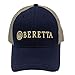 Beretta Men's LP Trucker Adjustable Outdoor Casual Cotton Hat with Mesh Back, Navy