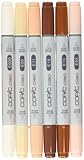 Copic Marker Ciao Markers, Skin, 6-Pack