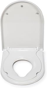 Croydex Hilier D Shaped Potty Training Toilet Seat Soft Close Magnetic Child