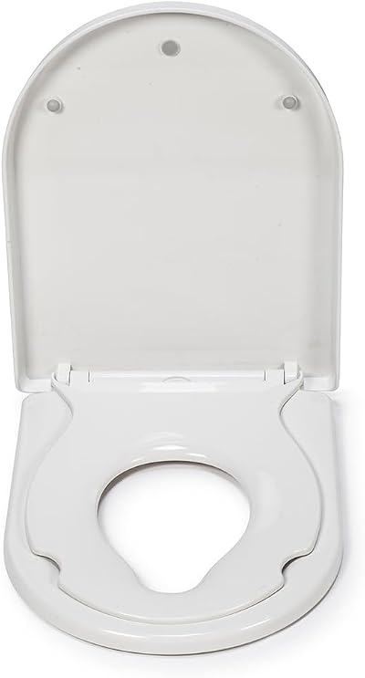 Croydex Hilier D Shaped Potty Training Toilet Seat Soft Close Magnetic Child