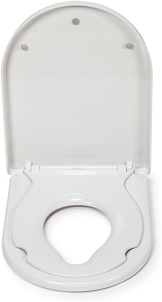 Croydex Hilier D Shaped Potty Training Toilet Seat Soft Close Magnetic Child