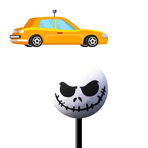 thumbnail image 2 of COGEEK Car Antenna Topper Cute Cartoon Big Eyes Bat Foam Antenna 2 of 11