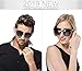 ATTCL Unisex Sunglasses 100% Polarized UV Protection 555-Black