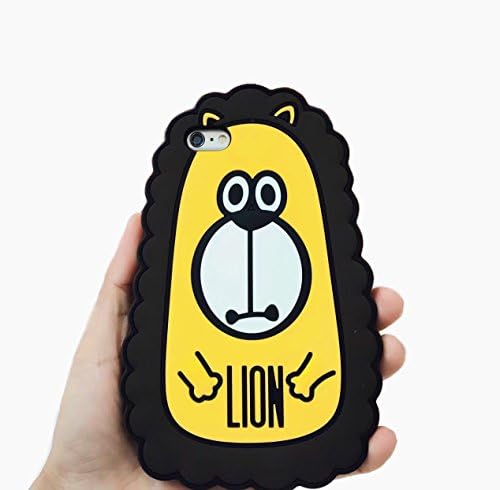 [CaserBay] Compatible With iPhone 8 Plus/iPhone 7 Plus (5.5") Phone Case 3D Cute Lion Thick Soft Silicone Rubber Case Cover (Lion)