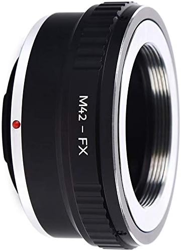 Adapter to Convert M42-Mount Lens to FX Mount X-Pro1, X-Pro2, X-E1, X-E2, X-E2S, X-M1, X-A1, X-A2, X-A3, X-A10, X-T1, X-T2, X-T10, X-T20 Mirrorless Digital Camera