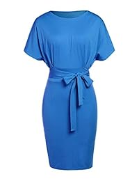 Cinturón de vestir para dama, estilo casual, elegante, manga corta, para el trabajo