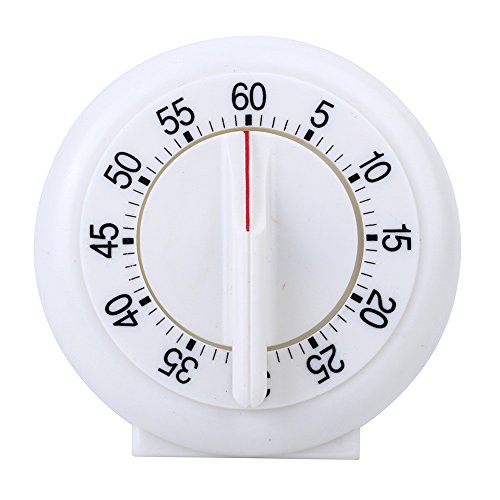 Merssavo 60 Minutes Kitchen Timer Cooking Ring Mechanical Counter WIND-UP Alarm Clock