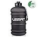LEZFIT 2.2L Big Sport Water Jug Container, Large Capacity BPA Free Leakproof Half Gallon Water Bottle for Gym Fitness Athletic Bicycle Camping.