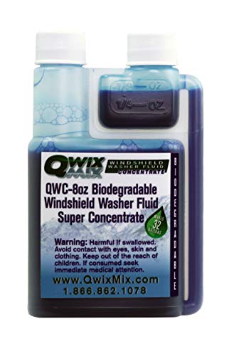 image for Qwix Mix $.62 Cents Per Gallon Biodegradable Windshield Washer Fluid C
