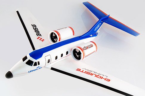 Air Earl Rc Airplane Twin Engine Ready to Fly Corporate Jet by E-Toysworld