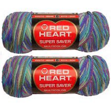 Bulk Buy: Red Heart Super Saver E300 (2-pack) (Monet Print)