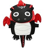 Dinosaur Kids Small Backpack with Leash Toddler Preschool Chest Strap Book Bags