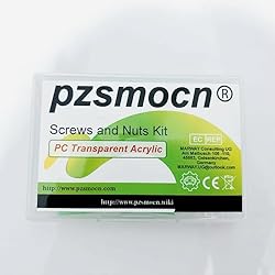 Pzsmocn 60 Pieces/30 Sets M6*20 mm PC Transparent
