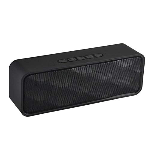 Rikey Enceinte stéréo sans Fil Portable Bluetooth 5.0 Haut-Parleur multimédia USB Subwoofer Support pour Voiture pour téléphone Portable et UNA
