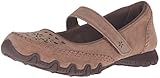 Skechers Women's Bikers-Involved Mary Jane Flat, Chestnut, 8.5 M US