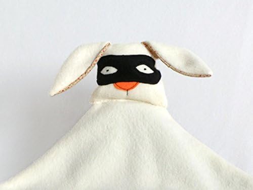 Handmade Soft Cuddly Superhero Security Blanket for Babies
