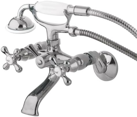 Kingston Brass Ks265c Clawfoot Tub Wall Mount Faucet Polished