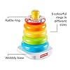 Fisher-Price FHC92 Rock-A-Stack, Baby Educational Stacking Toy Rings, Suitable for 6 Months Plus