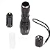 SecurityIng Adjustable Focus 700Lm 5 Modes Flashlight LED Zoomable Waterproof Torch Powered by 1x 18650 or 3x AAA Battery（Battery not Included)