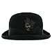 Belfry Tammany Men’s 100 Percent Wool Felt Derby Bowler Hat in Black or Gray