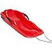 Best Choice Products Kids Snow Sled Toboggan Boat Sledge W/ Brakes, Rope Outdoor Sport- Red