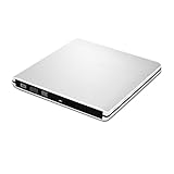 BENGOO DVD Drive USB 3.0 Ultra Slim Portable External CD RW/ DVD RW/CD ROM/ DVD ROM Drive/Writer/Rewriter/Burner for Laptops Desktops and Notebooks