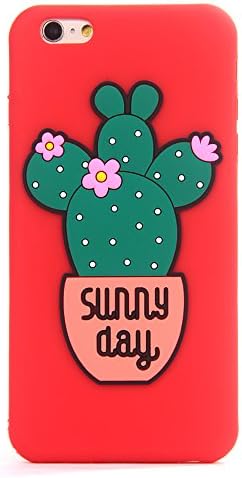 CHOCOCASE iPhone 6 Case iPhone 6s Case Cactus Shaped Silicone Covers for iPhone6 iPhone 6s 4.7" Regular Size Slim Fit Protective Soft Rubber Cute Unique Lovely Girls Women Kids Teens