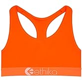 Ethika Girl's Sports Bra Stretch with Removable Pads for Active Play (Subzero)