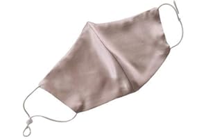 ROSEWARD 100% Mulberry Silk Mask Adjustable with Filter Pocket