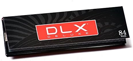 DLX Fine Smoking Rolling Papers - Deluxe Edition - 6 Packs - (84mm)