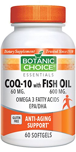 Botanic choice coq-10 with fish oils, 60 soft gels