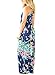 Dearlovers Women Sleeveless Floral Long Maxi Casual Dress X-Large Size Navy