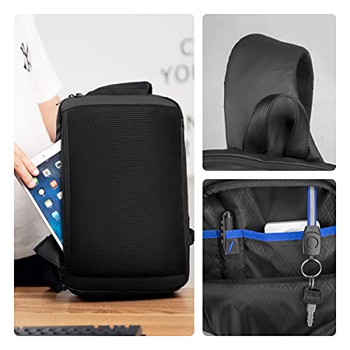 MARK RYDEN Sling Backpack for Men, Waterproof Shoulder Bag with YKK