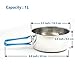 iGopeaks Camping Cookware, Stainless Steel Mess Kit Backpacking Gear & Hiking Outdoors Bug Out Bag Cooking Equipment 16 Piece Cookset for 2 Person - Lightweight, Compact & Durable Pot Pan