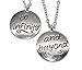 LUX ACCESSORIES Best Friends BFF to Infinity & Beyond Necklaces (2pc)
