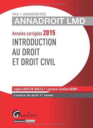 Introduction au droit et droit civil