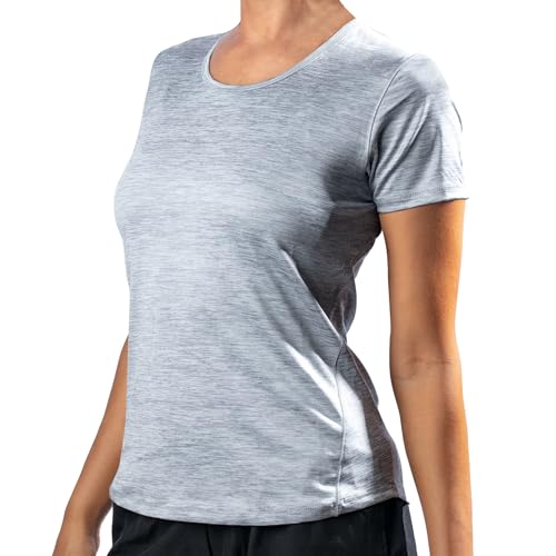 Kanu Surf Women's UPF 50+ Short Sleeved Active Swim Shirt Rashguard & Workout T…